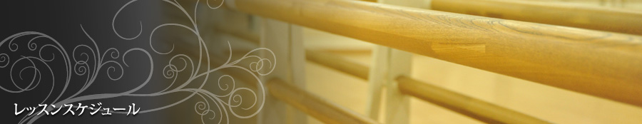 レッスンスケジュール　～特別レッスン