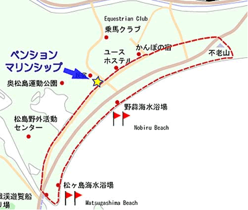 2���ԃR�[�X�c�U�����n�}