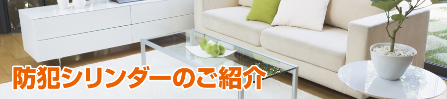 防犯シリンダーのご紹介2